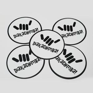 Set of 5 - Stickers - Calcomanias  Clasica Diakachimba
