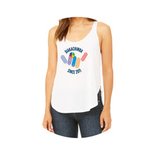 Load image into Gallery viewer, Women&#39;s Flowy Side Slit Tank Summer Vibes
