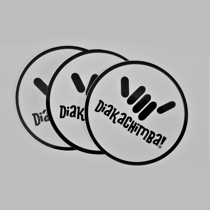 Set of 3 - Stickers - Calcomanias  Clasica Diakachimba